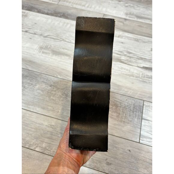 Vintage Ceramic Mantel Clock Hershey Mold Farm Mill Scene - Picture 13 of 13